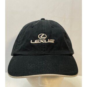 Lexus Bellevue hat cap adult 7" strap back auto car black